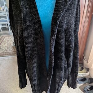 a new day Black Plush Knit Sweater